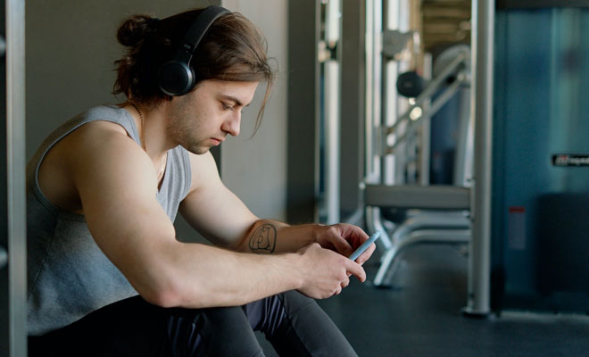 listen to music while exercising