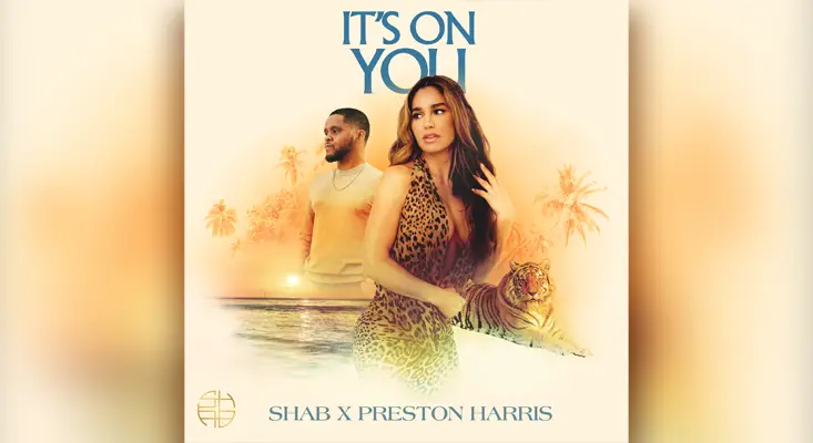 Shab and Preston Harris official cover art for "It's On You," a new Afro House songs release.