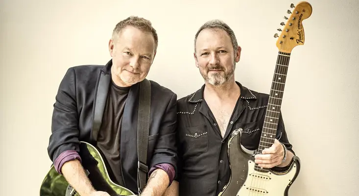 Cutting Crew's Nick Van Eede and Kevin MacMichael today.