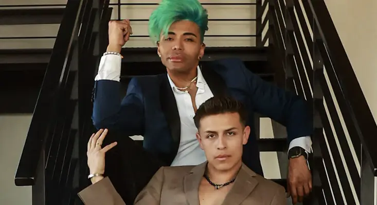 Grief, joy and devotion on the same dance floor, Xavier E and Manny Guerr's “Devotion of a Lifetime” drops now. Music video coming May 13th. Xavier E and Manny Guerr dressed up for the release of eternal love song Devotion of a Lifetime.