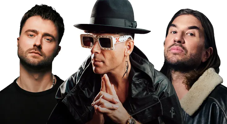 Timmy Trumpet, John Martin & Frank Walker Unite On “All My Life” Timmy Trumpet, John Martin, and Frank Walker posing for "All My Life" single collaboration.