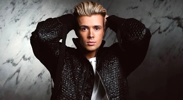 DJ and music producer Jaden Bojsen posing for his tech house single Erica on Insomniac Records.