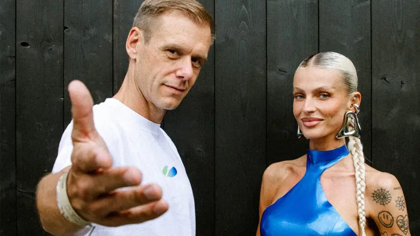 SACHA Shines On Armin van Buuren Trance Anthem “Everlasting” Armin van Buuren and SACHA pose together in press photo for Trance single "Everlasting."