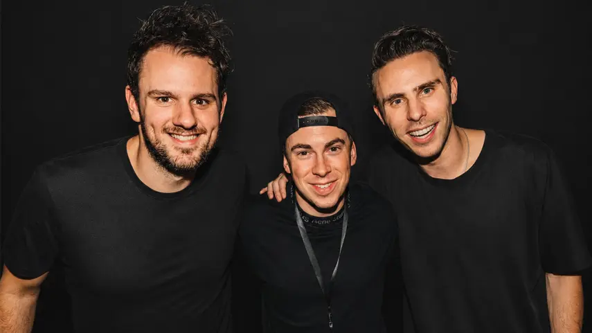 EDM Culture Goes Big: W&W Collabs With Hardwell On “Bangkok” W&W and Hardwell posing together backdropped in black, celebrating their new Big Room collab "Bangkok" for EDM Culture fans.