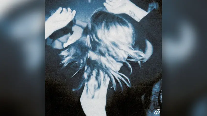 Mija - On The Floor Mija On The Floor single cover art with blue tinted dancing silhouette.