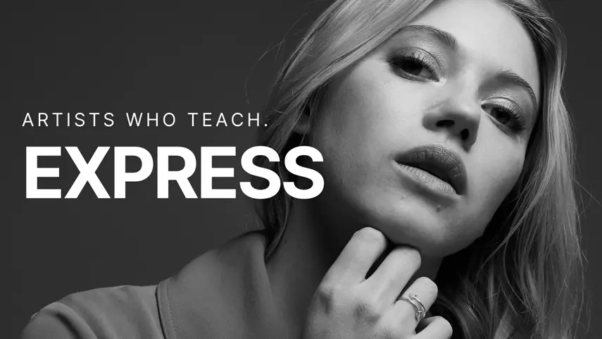 Express Voice Studio connects students with working Canadian artists for private lessons in voice, music, and more. Express Voice Studio branding image, "Artists Who Teach" — private voice lessons that calm the body through breath and singing.
